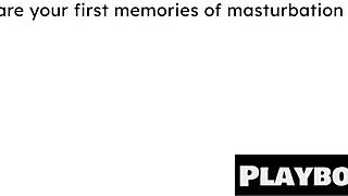 September Reign strokes her huge ebony tits after interview 😍💦🔥