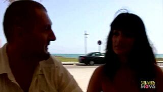 Wild Couple Sneaks to Secluded Spot for Raw Outdoor Cowgirl Creampie Fuck Fest!