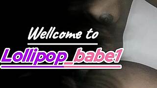 Ebony babe slurps thug's thick cock deep in homemade pov bedroom blowjob