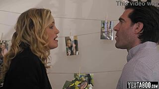 Aussie milf joins busty ex for big cock threesome pounding