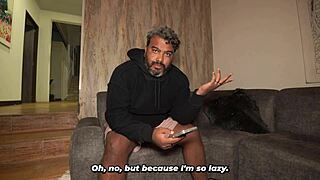 culona reunites with transformed muscular stepbrother at home