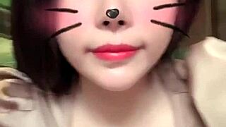 big titted asian girl shows off huge white tits live