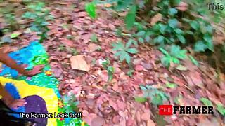 ranch catfight erupts between brunette brazilian amateurs