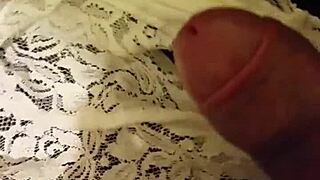 Wife's panties got me jerking so hard!