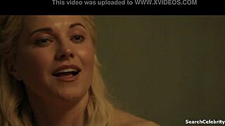 Lucy Lawless Lesley-Ann Brandt Laura Surrich Spartacus Topless Tease