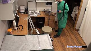 Dr Tampa Torments Petite Olivia Kassady in Latex Lesbian Clinic Screams!