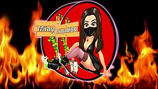 Bos kongkek setiausaha Thai tetek besar kemudian pancut badan!