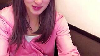 Crossdressing Asian Masturbates Live with Crotch Net