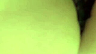 curvy tattooed milf mom bends over flaunting massive ass and tits up close