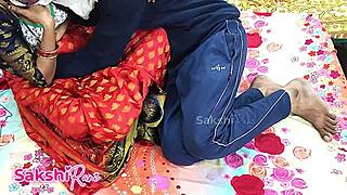 hot indian bhabi sakshi moans in saree sex with dirty hindi talk