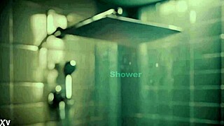 that fierce brunette stunner hopped in for a shower