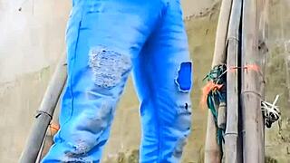 SMALL COCK Sissy PISS Outdoor and HUMILIATION Fun!!