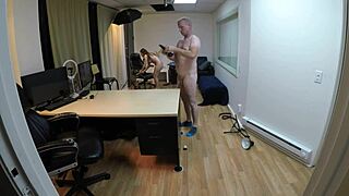 veronica valentine's brutal homemade casting on sofa in california: anal pain, rough creampie after interview