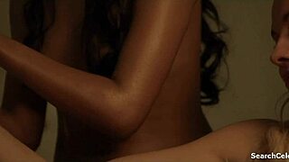 Lucy Lawless Lesley-Ann Brandt Laura Surrich Spartacus Topless Tease