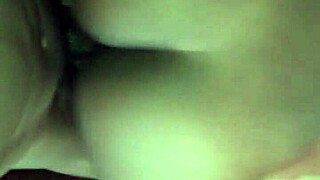 Horny ebony teen's wet pussy rides big black cock hard until begging to stop