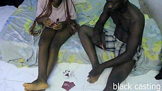 Petite ebony neighbor plays whot game loses casting fuck big black cock cum tits