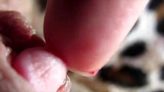 whoa! huge clit gets rubbed hard till massive orgasm hits 😍