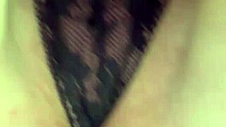 curvy tattooed milf mom bends over flaunting massive ass and tits up close