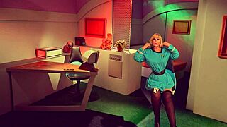 granny nurse chapel borg in costume deepthroats cock like a hardcore sucking slut patient