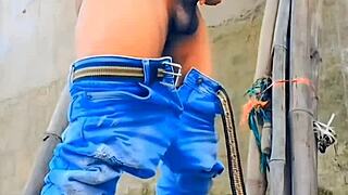 SMALL COCK Sissy PISS Outdoor and HUMILIATION Fun!!