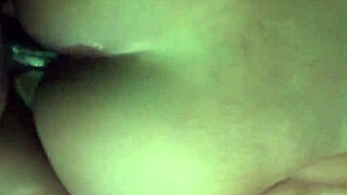 Horny ebony teen's wet pussy rides big black cock hard until begging to stop