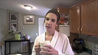 your friend's mom alora jaymes begs for cash while riding you doggystyle