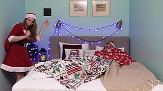 her pussy turned out to be the perfect gift even if the wrapping was all wrong