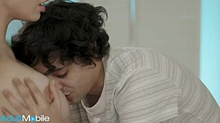 stunning oiled milf seduces masseur craving big cock titty fuck