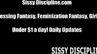 Feminizing sissy guys into obedient teens is my favorite pov bdsm fun