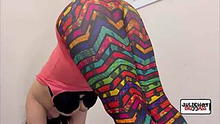 damn that big ass latina student bike fuckin gym horny