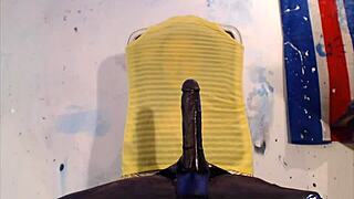 naughty brit teen teases pussy then squirts on cam?