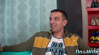 Huge black cock stretches blonde wife Jenny Simons' asshole deep then creampies