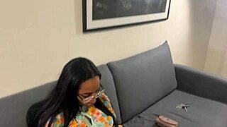 Submissive Stepmom Leyne Rodriguez Fucks Stepson After His Masturbation Frustration