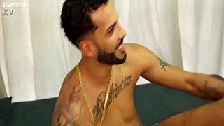 hot trisal menage with cuckold watches old couple's exciting threesome sex