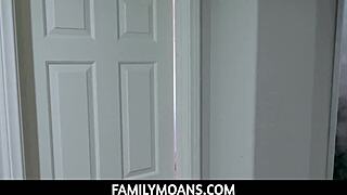 skinny 18+ teen tempts stepdad into orgasmic familymoans fuck