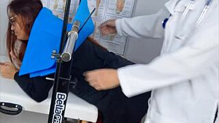 stepmom takes stepdaughter to perverted gynecologist for kinky exam domination