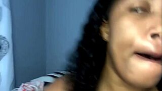 cheating ebony babe's huge tits and thick pussy creampied raw