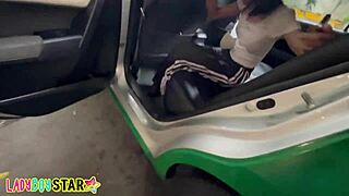 Holy shit I pick up this tiny 18yo ladyboy at the mall for wild fun!