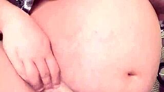 pregnant maid flashes big boobs hairy pussy on cam