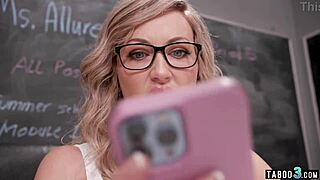 frustrated teacher adira allure makes student punish her milf ass anally