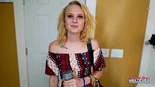 Wanna see petite blonde bonnie wolf deepthroat and masturbate that hard cock?