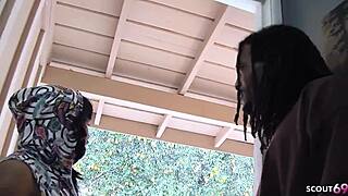 Frustrated BBW Black Wife Next Door Seduces Neighbor's Monster Black Cock For Cheating Doggystyle Ride