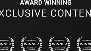 ukrainian babe's perfect tits bounce as guys pound pussy and ass hard