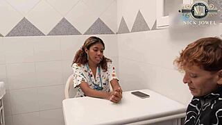 Patient Tempts Curvy Head Nurse Into Secret Desk Encounter