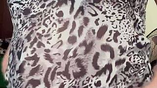 pregnant maid flashes big boobs hairy pussy on cam