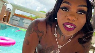 big booty ebony teases with backshots in home fantasy