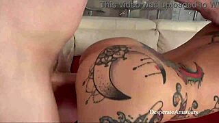 desperate amateur milf's big tits bounce as tight pussy gets smashed bareback