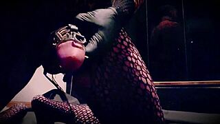 Jett hoover cages his ass for electro cock torment to explosion