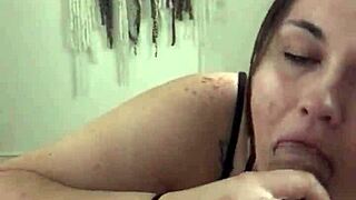 She craves that BIG BLACK COCK facial deepthroat sloppy style!