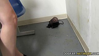 tegan mohr, want to see her slurp that huge random black cock at the outdoor gloryhole?